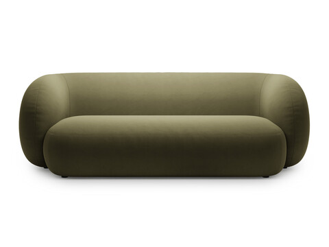 Canapea modulara 3 locuri, Kate, Micadoni, 213x99x76 cm, catifea, verde