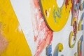 Tablou decorativ Rock Music, Mauro Ferretti, 100x100 cm, pictat manual, canvas/lemn de pin