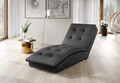 Sezlong living ELTAP, DOR-06LO, Doro, 170x85x95 cm, poliester, gri inchis