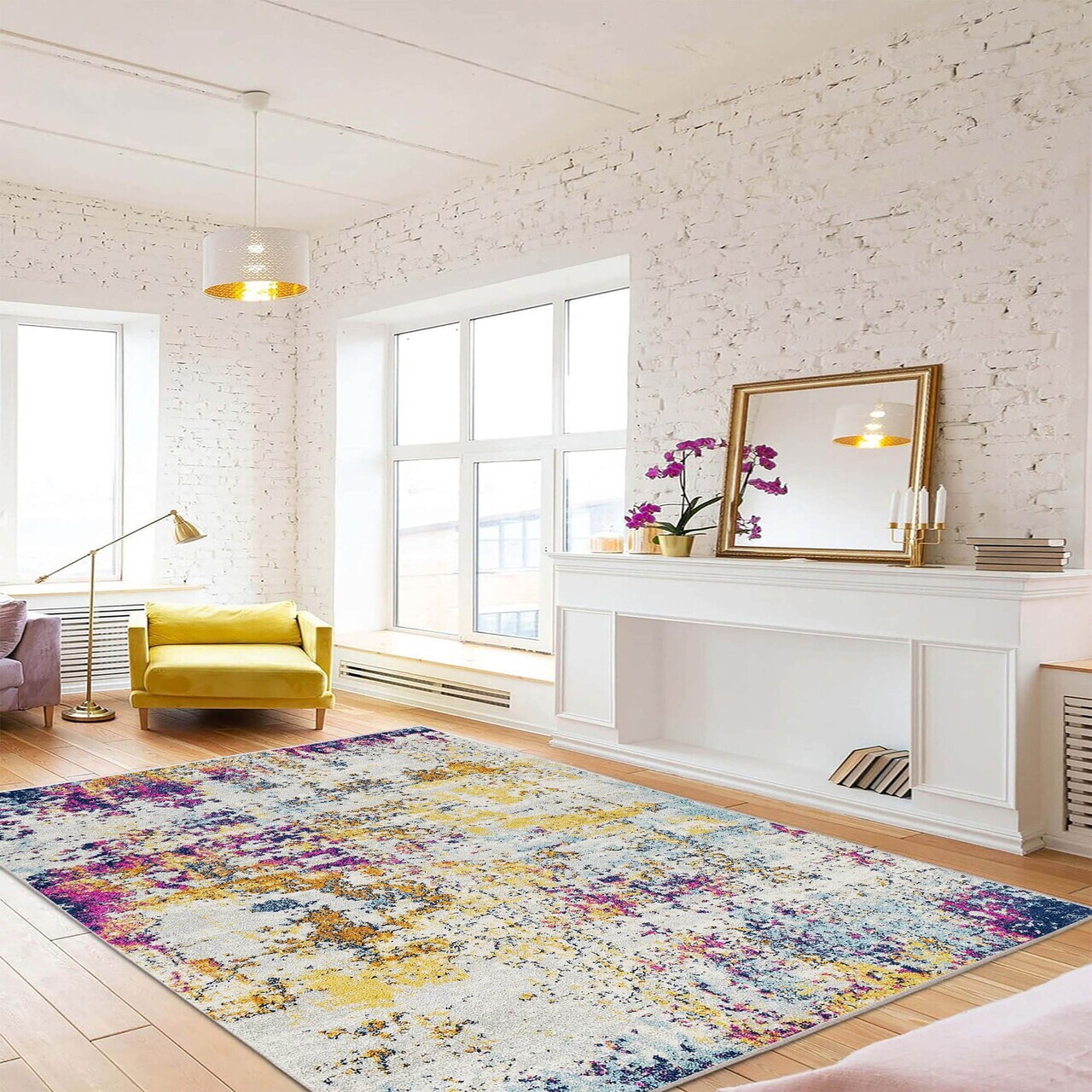 Covor, Woopamuk166, 180x280 cm, Bumbac/Poliester, Multicolor - view 2