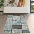 Covor Aceru, Decorino, 160x230 cm, polipropilena, gri/albastru