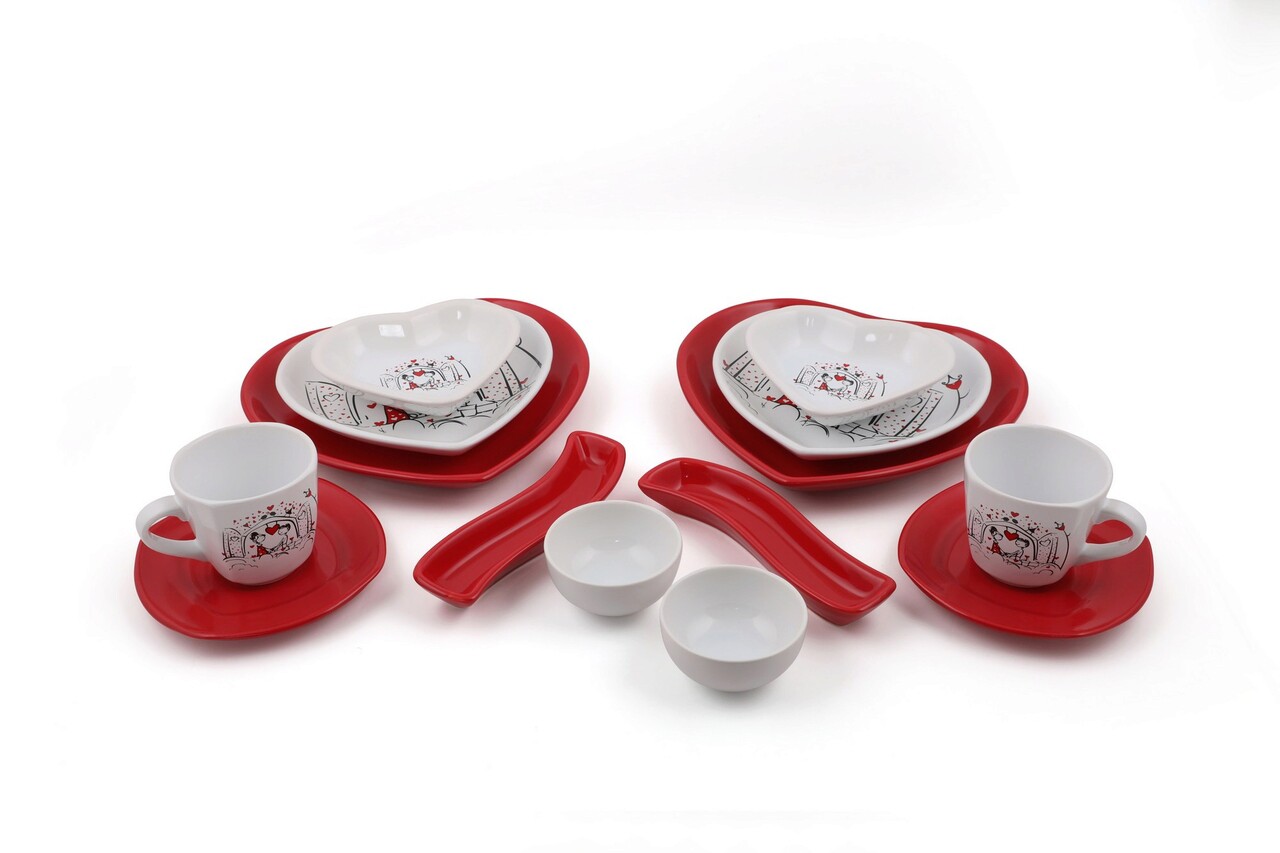 Set de mic dejun, Keramika, 275KRM1613, Ceramica, Multicolor - 1 | YEO