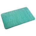 Covoras de baie Brant, Versa, 45 x 75 cm, bumbac, albastru