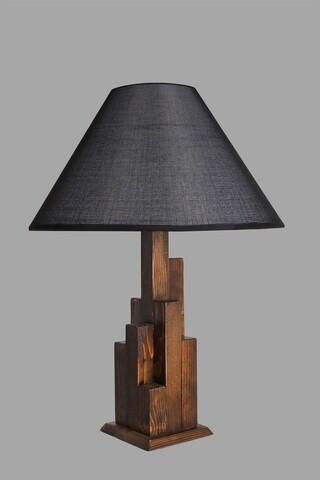 Veioza, Luin, 8301-1M, E27, 60 W, lemn/textil