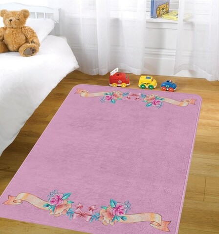 Covor Ballerina design, Oyo Kids, 80x140 cm, poliester, multicolor