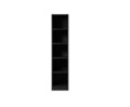 Raft de perete ELTAP, Craft, 40x40x180 cm, PAL/PVC, negru