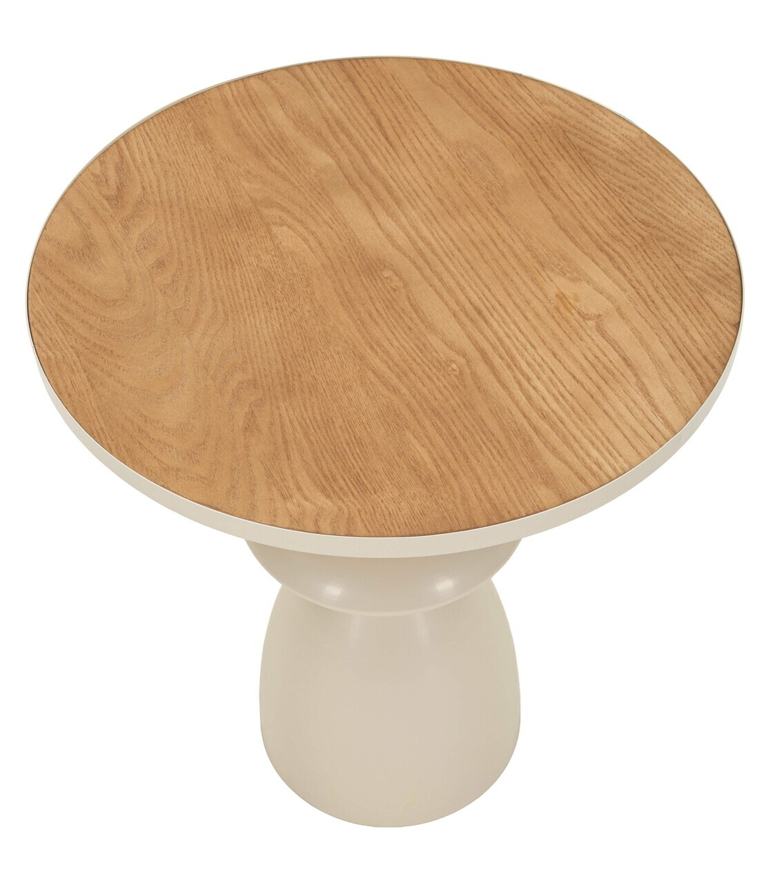 Masuta de cafea, Daphne, Mauro Ferretti, metal/MDF, 45.5x49 cm, crem — imaginea 6