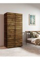 Dulap pentru haine, Rabi, Rb-167, 90x184x48 cm, Maro