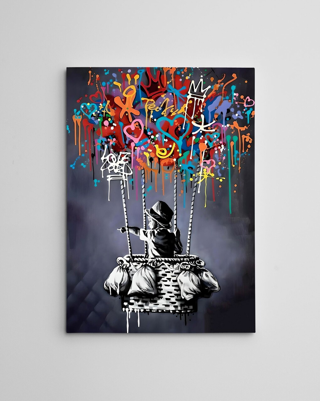 Tablou decorativ, WY363 (70 x 100), Canvas imprimat, Multicolor - view 2