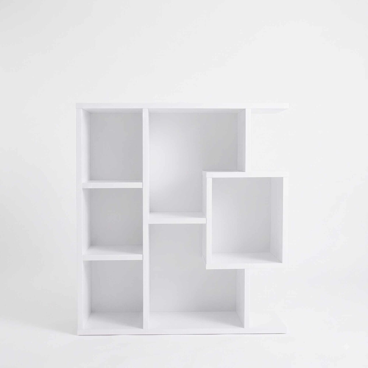 Corp biblioteca, Hanah Home, Yegane, 70.9x74.5x19.7 cm, Alb — imaginea 8