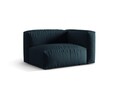 Modul dreapta pentru canapea, 1 loc, Martina-169, Micadoni Home, 121x106x75 cm, tesatura structurata catifelata, albastru jeans
