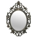 Oglinda decorativa Antique, InArt, 58x3x83 cm, auriu/negru