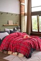 Patura Double, Warm Soft - Red, Eponj Home, 70% bumbac/30% acril
