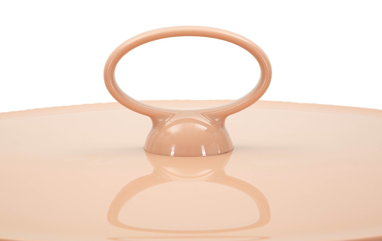 Masuta de cafea, Mauro Ferretti, Iris, 44x43 cm, plastic, roz - view 4