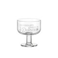 Cupa pentru desert Graphica, Bormioli, 280 ml, sticla, trasnparent