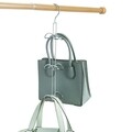 Organizator pentru genti Zia, iDesign, 6 agatatori, 18.5x11.5x45.5 cm, otel
