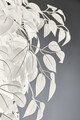 Lampadar Leavy, RL, 70x180 cm, 28W, 3x E14, metal, alb/argintiu
