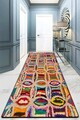 Covor, Circulo Djt, 100x300 cm, Multicolor
