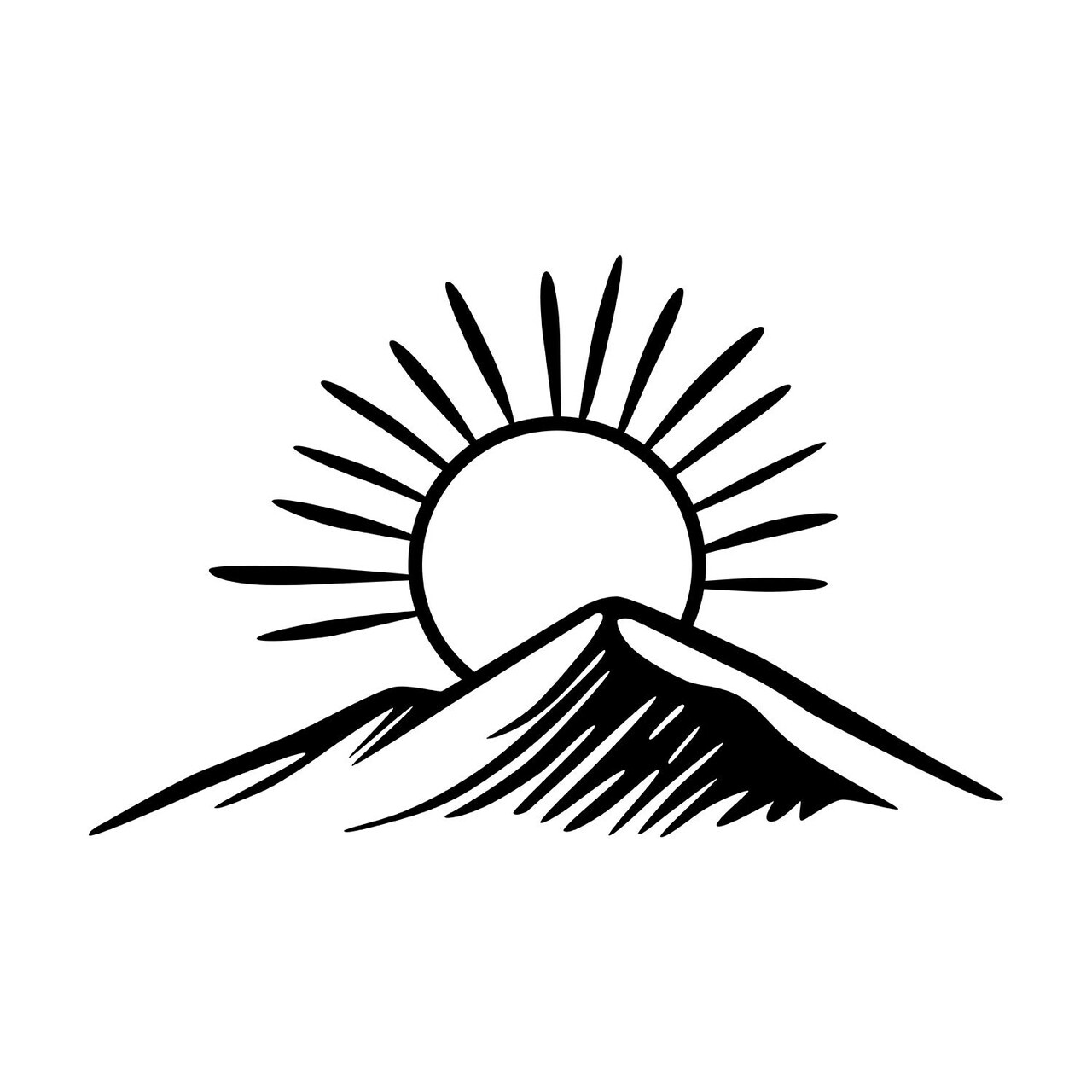Decoratiune de perete, Amanecer, Metal, Grosime: 1,2 mm, Negru — imaginea 4
