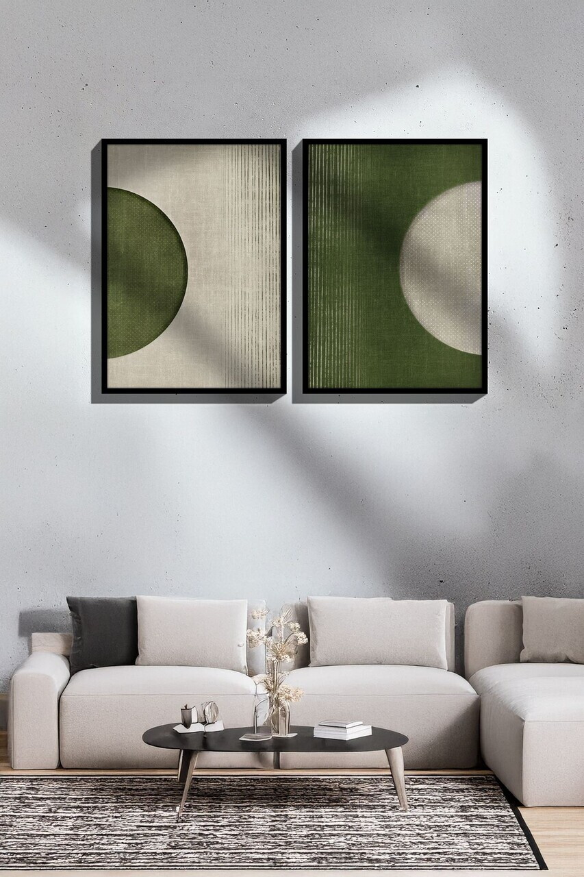 Tablou decorativ Ersy2Lımodel44-Sıyah LEMN SOLID MDF (Grosime: 27 mm Multicolor