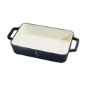 Tava pentru cuptor, Berlinger, Strong Mold, 30 x 20 x 7 cm, fonta, alb/negru
