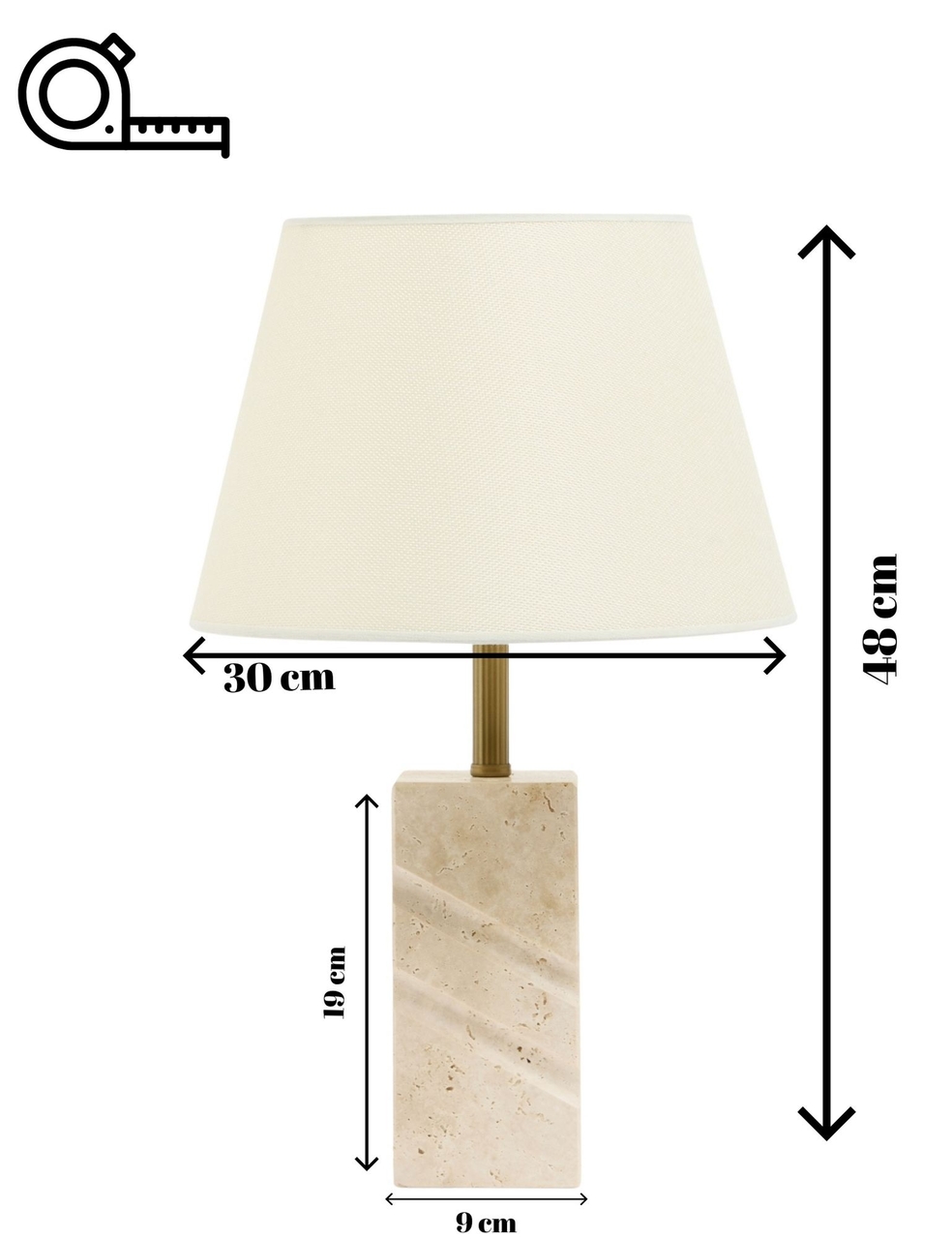 Lampa de masa, Opviq, 377KLT1111, Crem - view 8