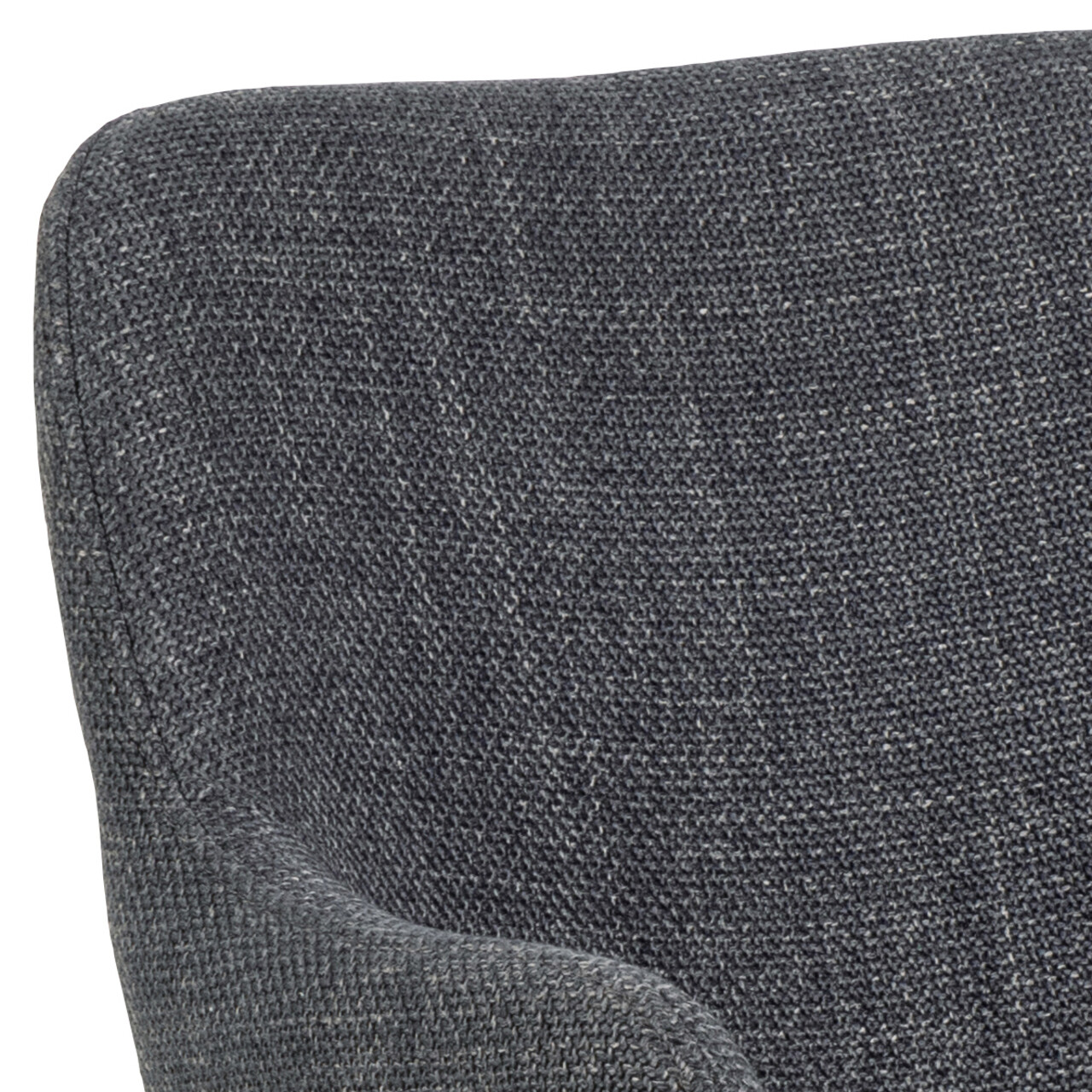Scaun Ilsa, Actona, 54.5x60x84.5 cm, tesatura structurata/otel, gri inchis - view 3