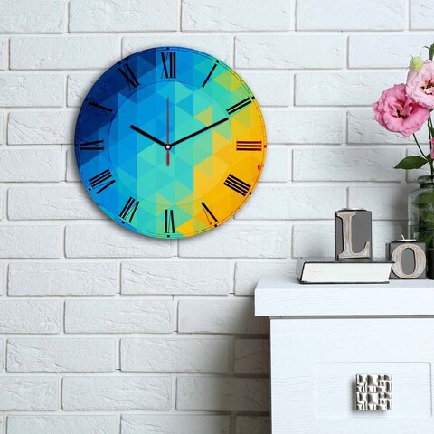 Ceas de perete, 3030ms-020, mdf, ø30 cm, multicolor