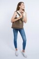 Geanta Beverly Hills Polo Club, 397, piele ecologica, kaki