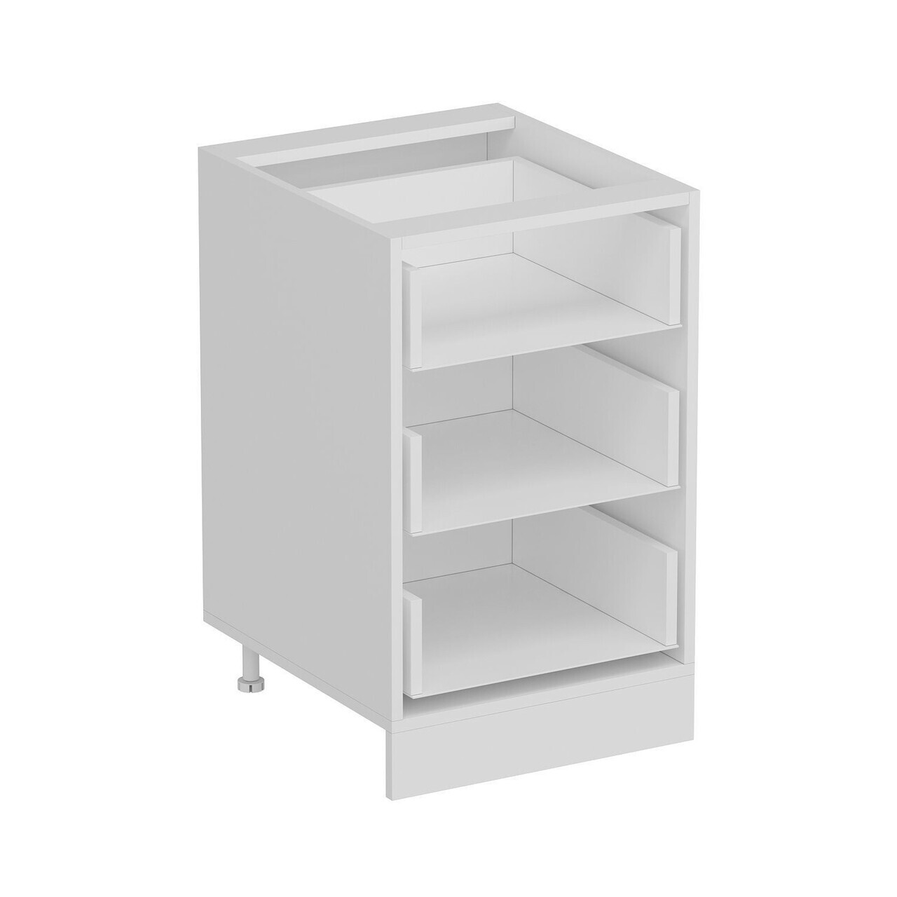 Dulap pentru bucatarie, Hanah Home, Minar, 50x87x58 cm, Alb / Antracit — imaginea 6
