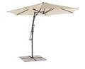 Umbrela pentru gradina / terasa, Sorrento, Bizzotto, Ø 300 cm, stalp Ø 48 mm, otel/poliester, natural