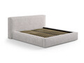 Tablie de pat 200 cm, Micadoni Home, Olivia-201, tesatura structurata chenille, bej melange