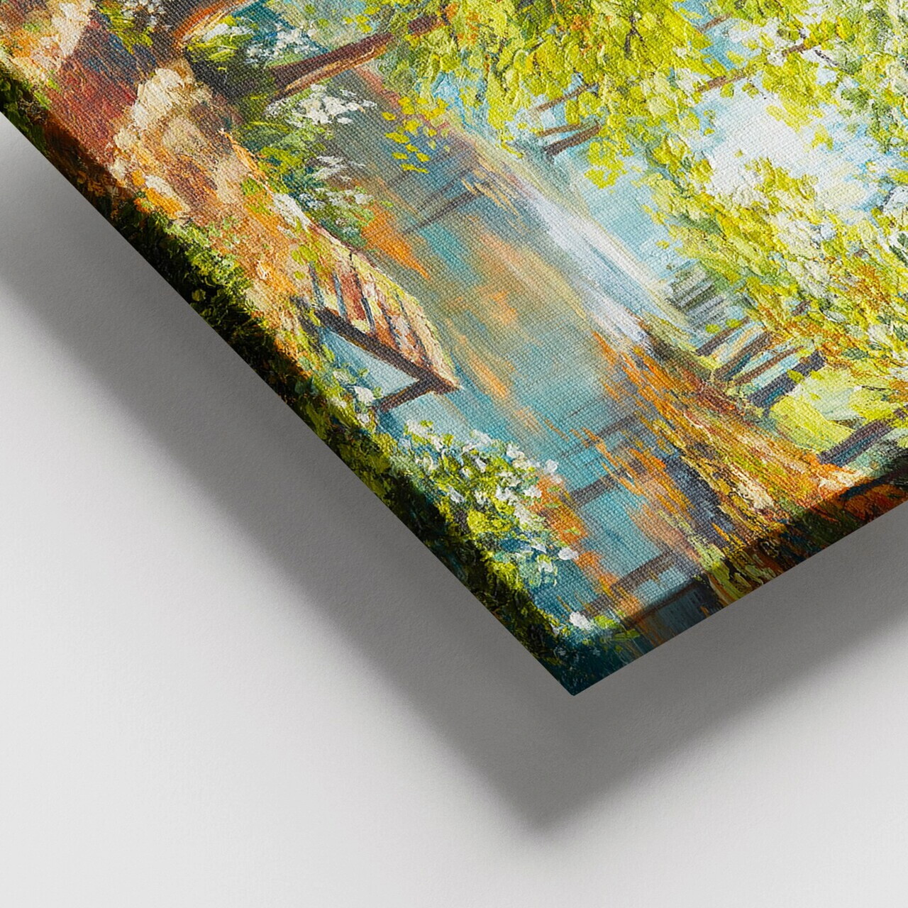 Tablou decorativ, DEV02269100140, Canvas, Cadru: 100% LEMN (Grosime: 3-4 cm), Multicolor