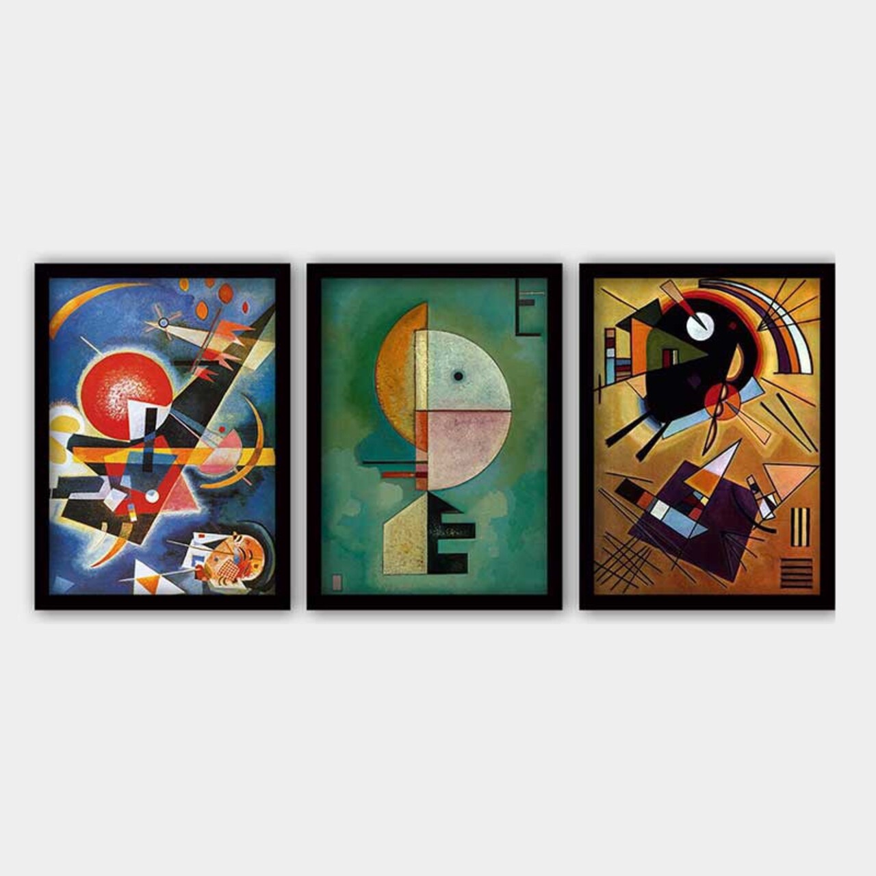 Set 3 tablouri decorative 3SC_UN287405 _5575 Polistiren Multicolor