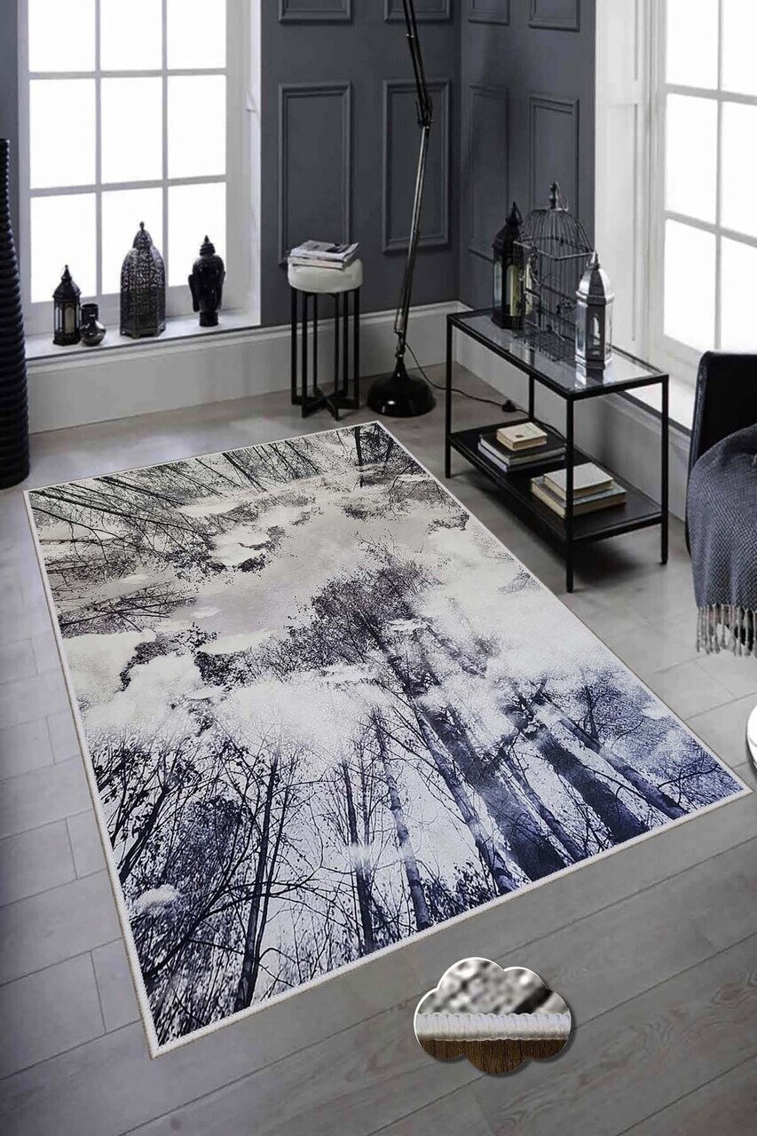 Covor Hmnt787 100x200 cm Poliester Multicolor