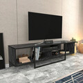 Comoda TV, Retricy, Asal 150, 150x35.2x40 cm, PAL, Negru