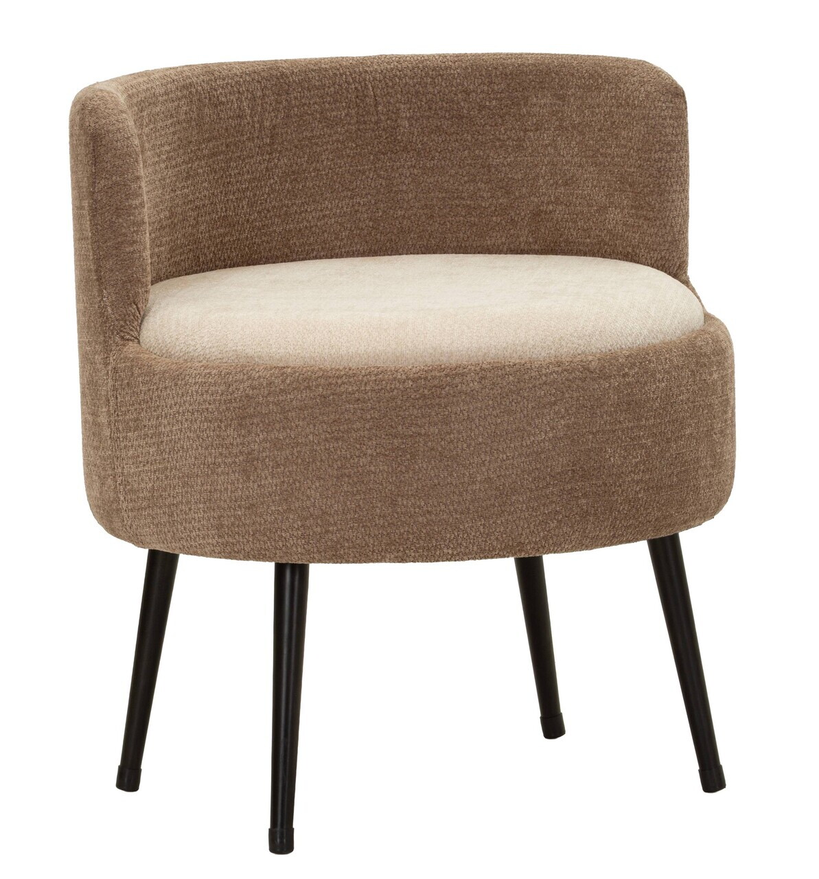 Fotoliu, Mauro Ferretti, Nordic Style, 58x64 cm, poliester/MDF, maro — imaginea 7