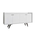 Consola, Mod Design, Bergen, 150x75x40 cm, Alb