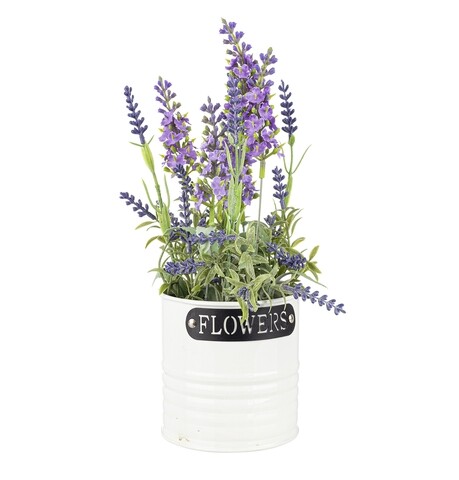 Poza Floare artificiala Careen Lavender, Bizzotto, Ã˜10.5x28 cm, mov