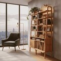 Corp biblioteca, Hanah Home, CPT4754-190, 120x.190x40 cm, PLACAJ CARPEN, Maro