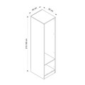Dulap pentru haine, Minerva, M3001, Maro