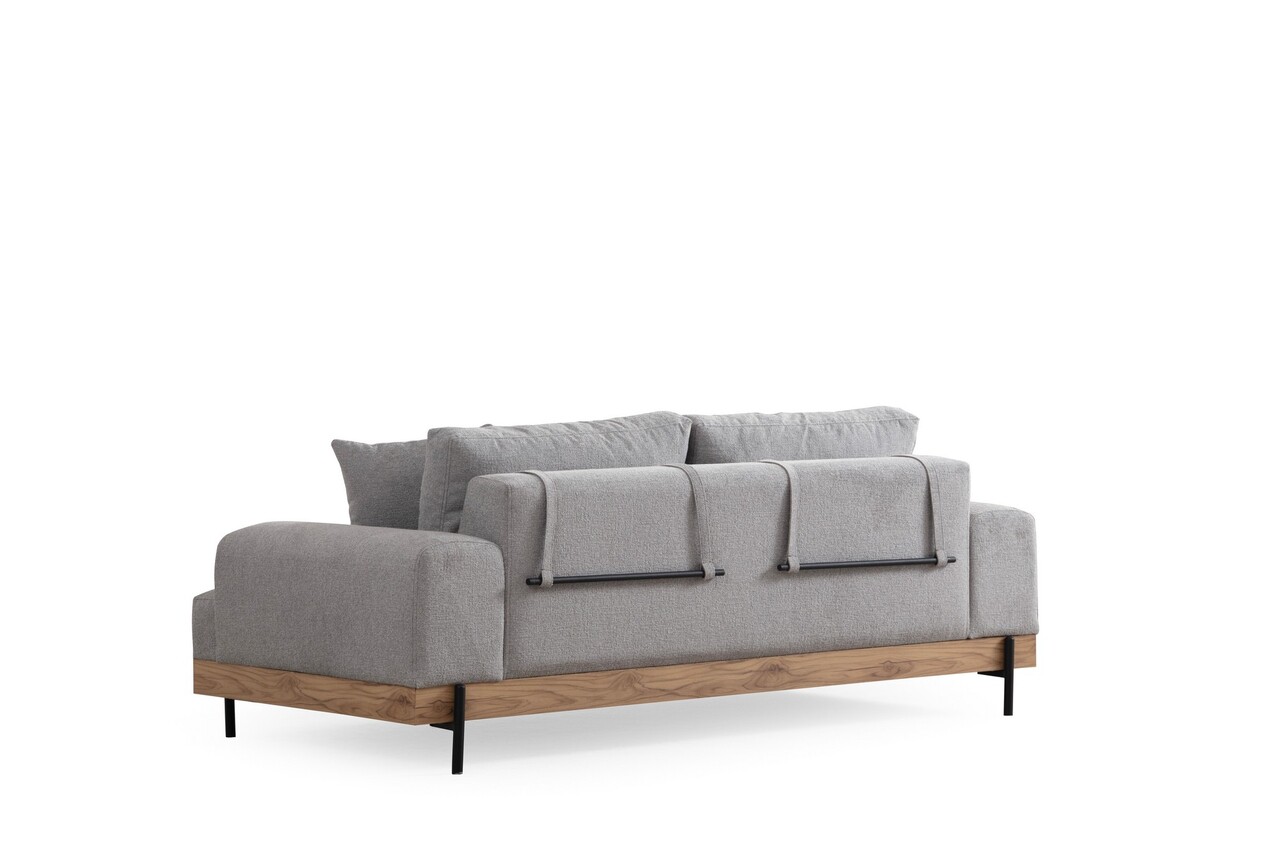 Canapea 3 locuri, Atelier del Sofa, 560ARE2121, Gri - imagine 10