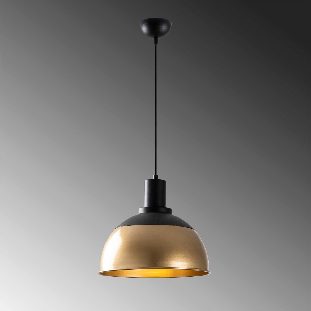 Lustra Tatum 584TTM1152 Metal Negru / Vintage