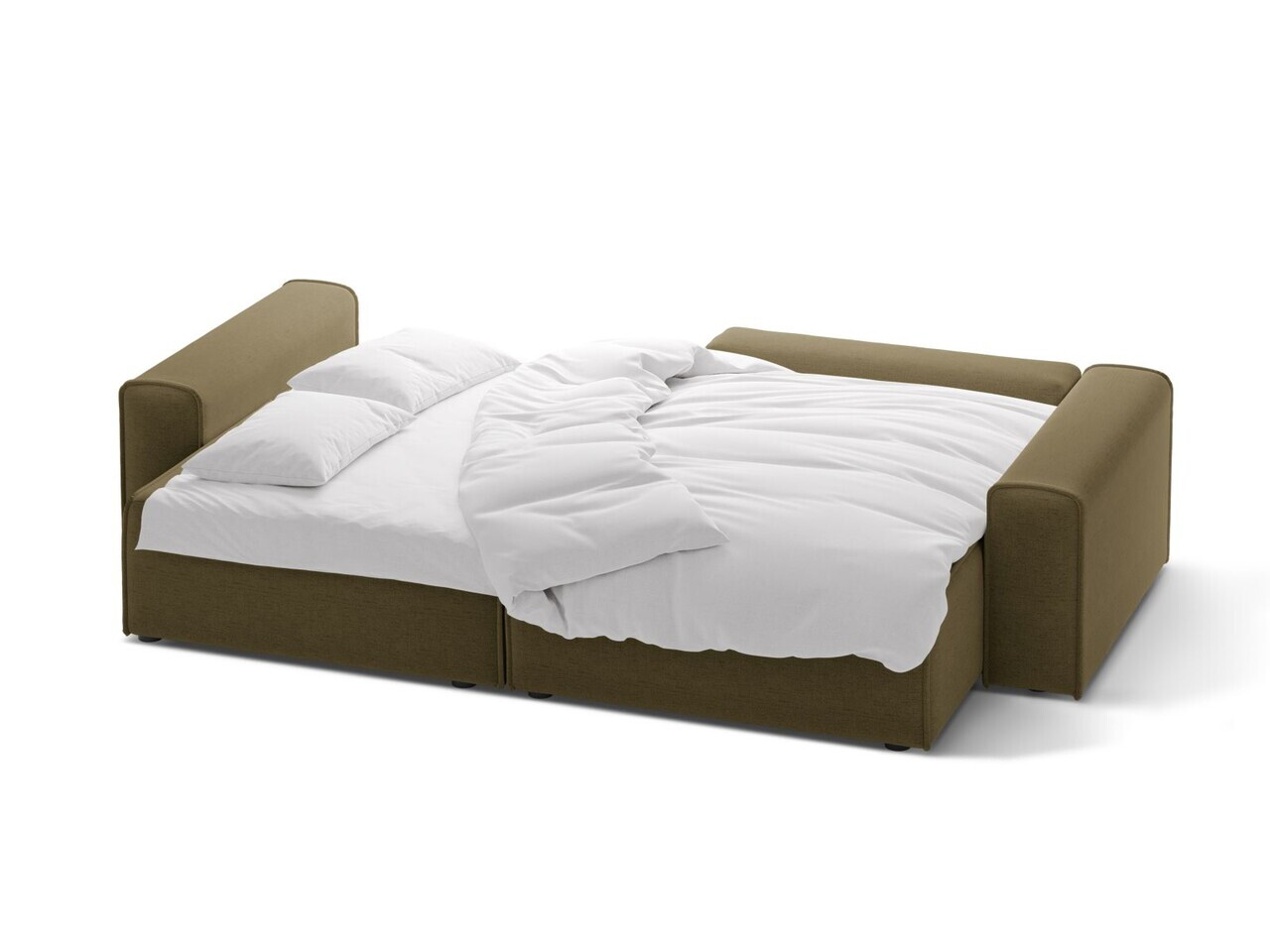 Coltar extensibil dreapta 3 locuri, Victor, Micadoni Home, 246x148x83 cm, tesatura structurata, verde — imaginea 3