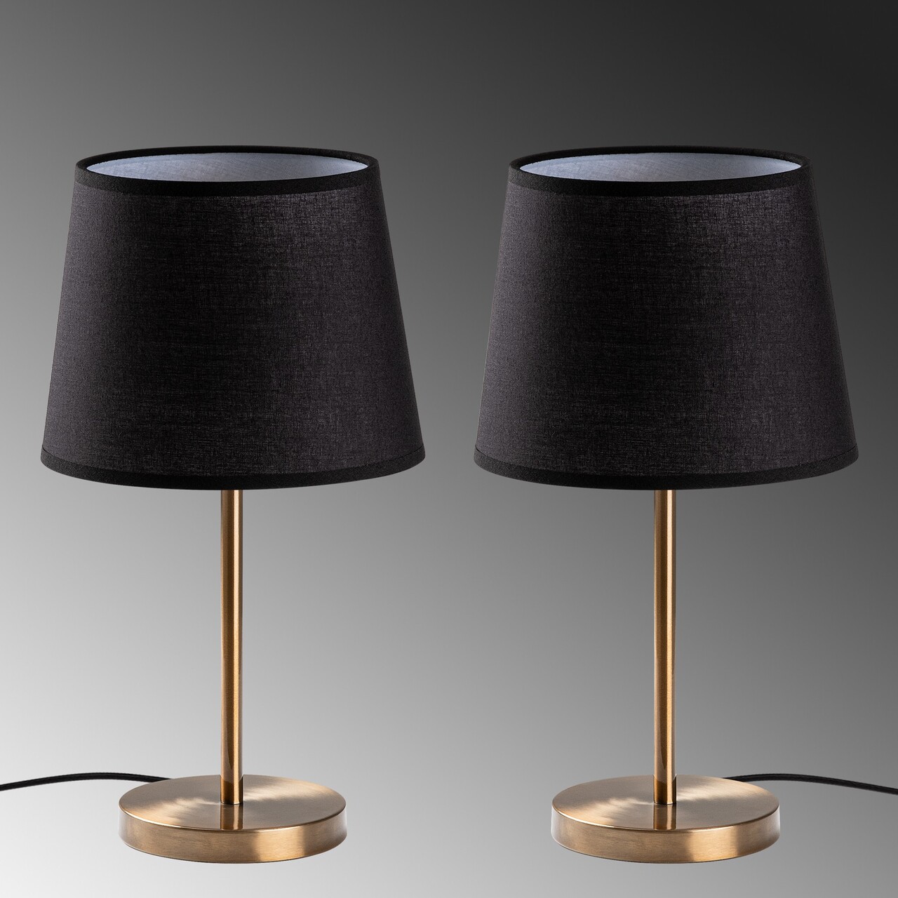 Set de lămpi de masă, Opviq, 892OPV2232, Maro antichizat - imagine 7