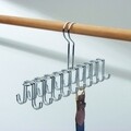 Cuier pentru curele si cravate Classico, iDesign, 26x9.5x17 cm, otel