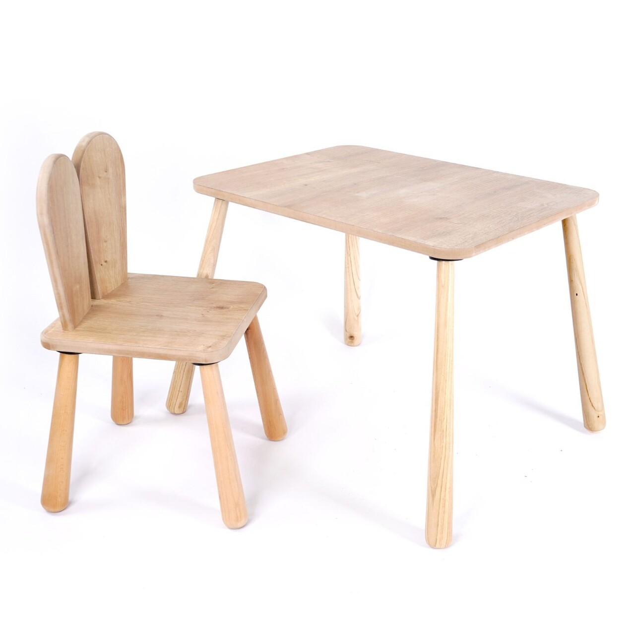 Set masa si scaun pentru copii, Rosewood, BLTYZ-AKTV061, Stejar - 2 | YEO