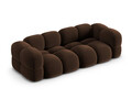 Canapea 4 locuri, Loretto, Cosmopolitan Design, 250x100x68 cm, catifea, ciocolata