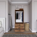 Dulap pentru haine, Miwood, Easy 1600-57, Maro