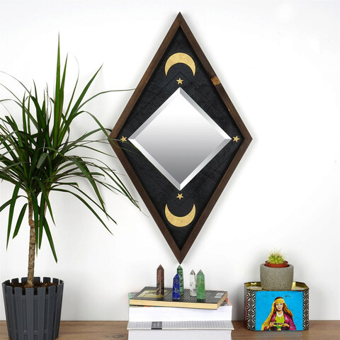 Decoratiune de perete, art030, lemn masiv, dimensiune: 59 x 35 x 3 cm, multicolor